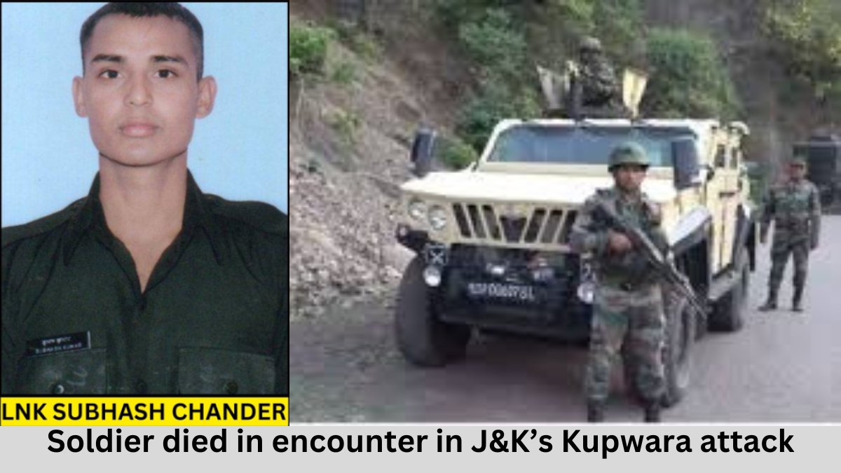 one soldier died in jammu and kashmir's kupwara 