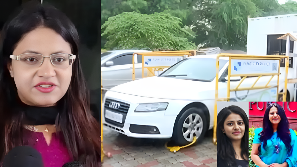 Puja Khedkar's Audi car seized